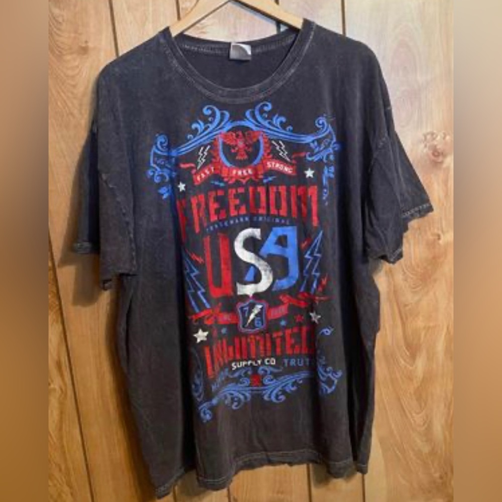 Freedom USA Graphic T-Shirt Mens size 2X